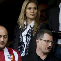 Carla Pereyra en un partido de la Champions
