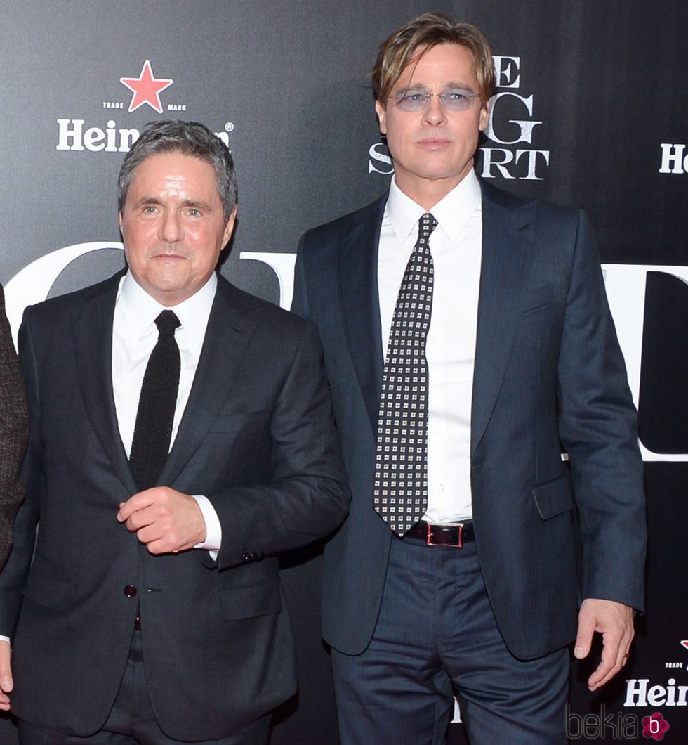 Brad Grey y Brad Pitt en la premiere de 'The Big Short'