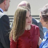 La Reina Letizia, muy cariñosa con la Reina Sofía en el 40 aniversario de la Fundación Reina Sofía