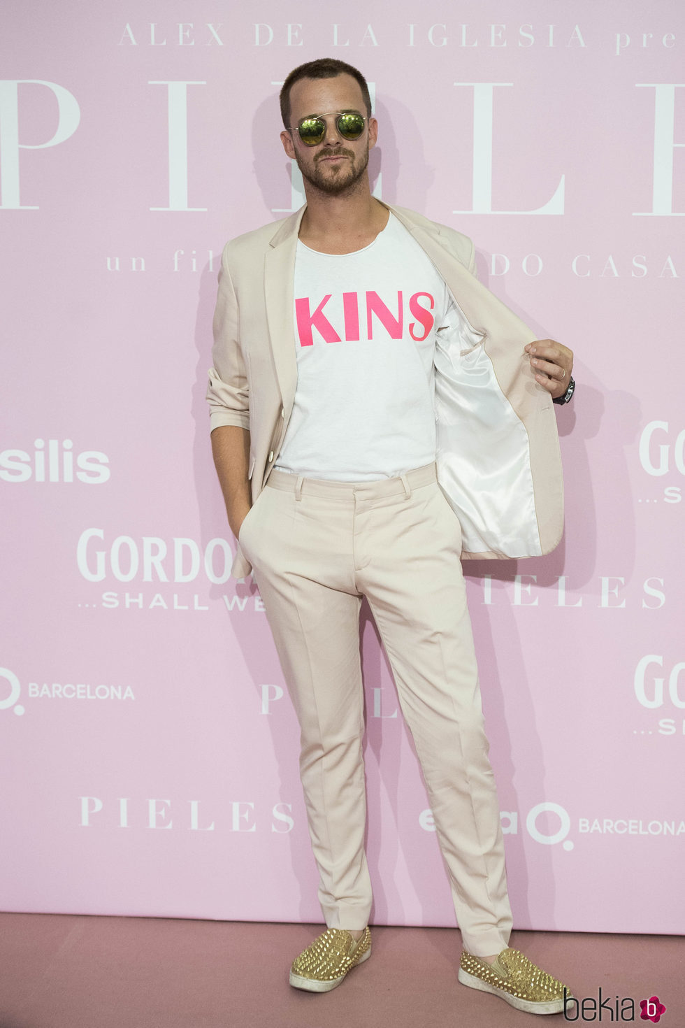 Aldo Comas en a Premiere de 'Pieles'
