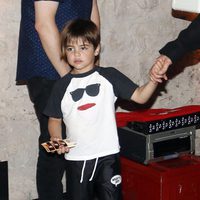 Milan Piqué en la presentación del disco de Shakira, 'El Dorado'
