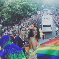 Barei, Betariz Luengo y Soraa Arnelas en la cabalgata de World Pride 2017