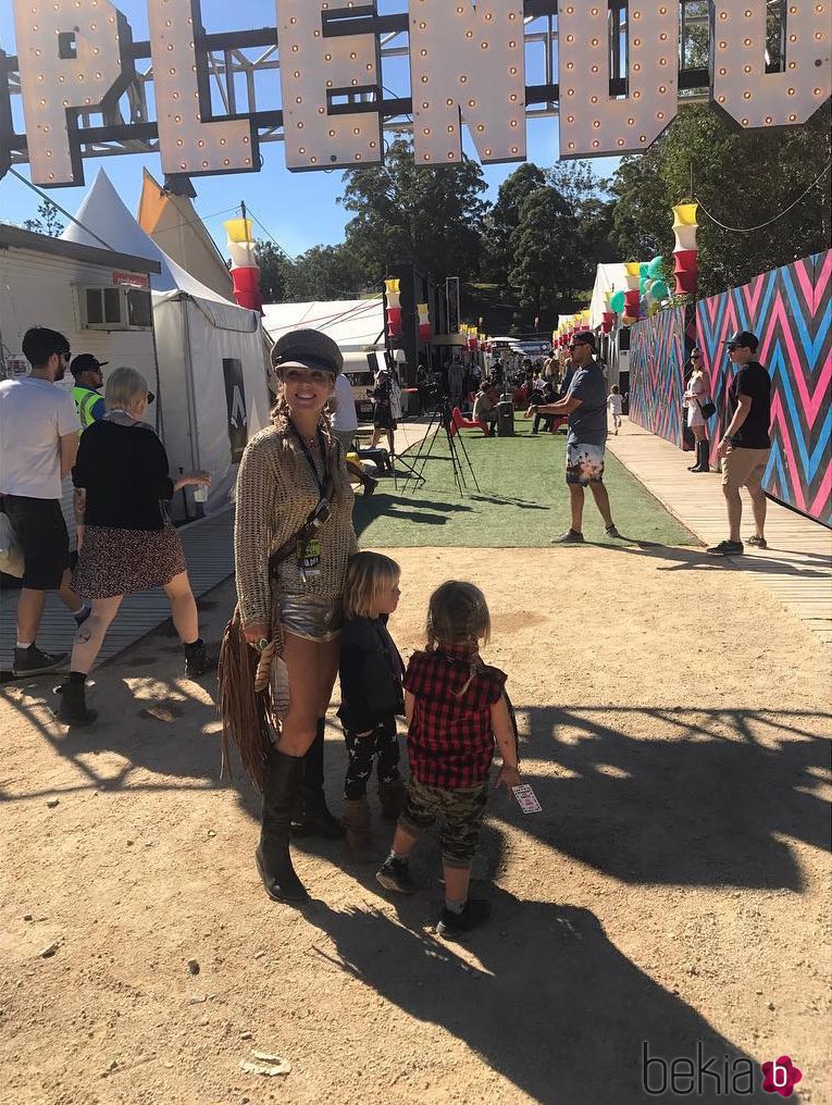 Elsa Pataky disdruta con sus hijos de 'Splendour in the Grass'