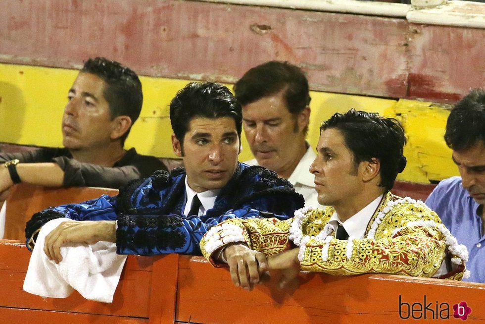 Cayetano y Fran Rivera en la corrida de toros nocturna de Palma