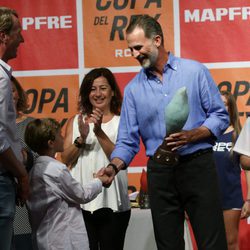 El Rey Felipe en la entrega de premios de la Copa del Rey de Vela 2017