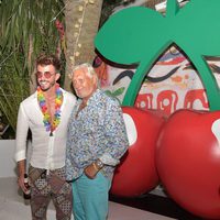 Marco Ferri y Marc Ostarcevic en la fiesta 'Flower Power Pacha Ibiza' 2017