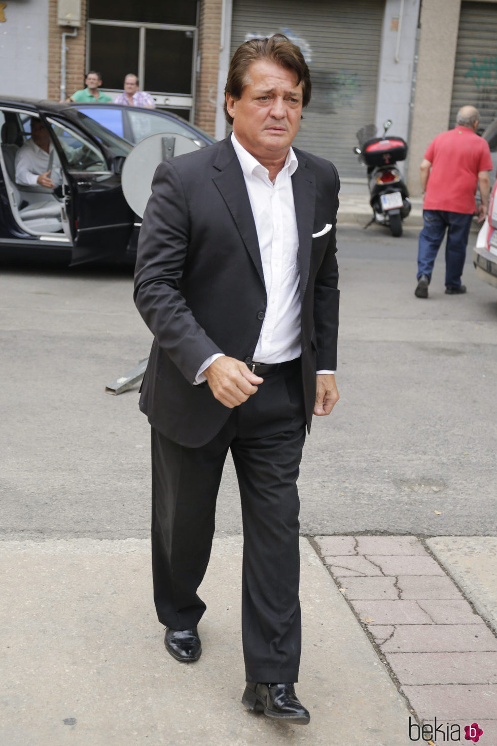 El torero Vicente Ruiz Soro en el funeral de Dámaso González