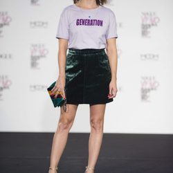 Manuela Vellés en la Fashion's Night Out 2017