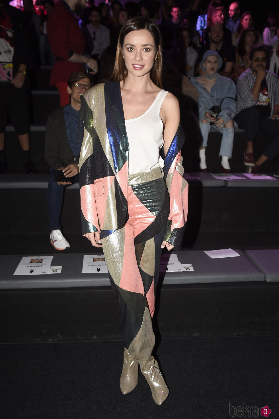 Dafne Fernández en los desfiles de María Escoté y Maya Hansen en la Madrid Fashion Week 2017