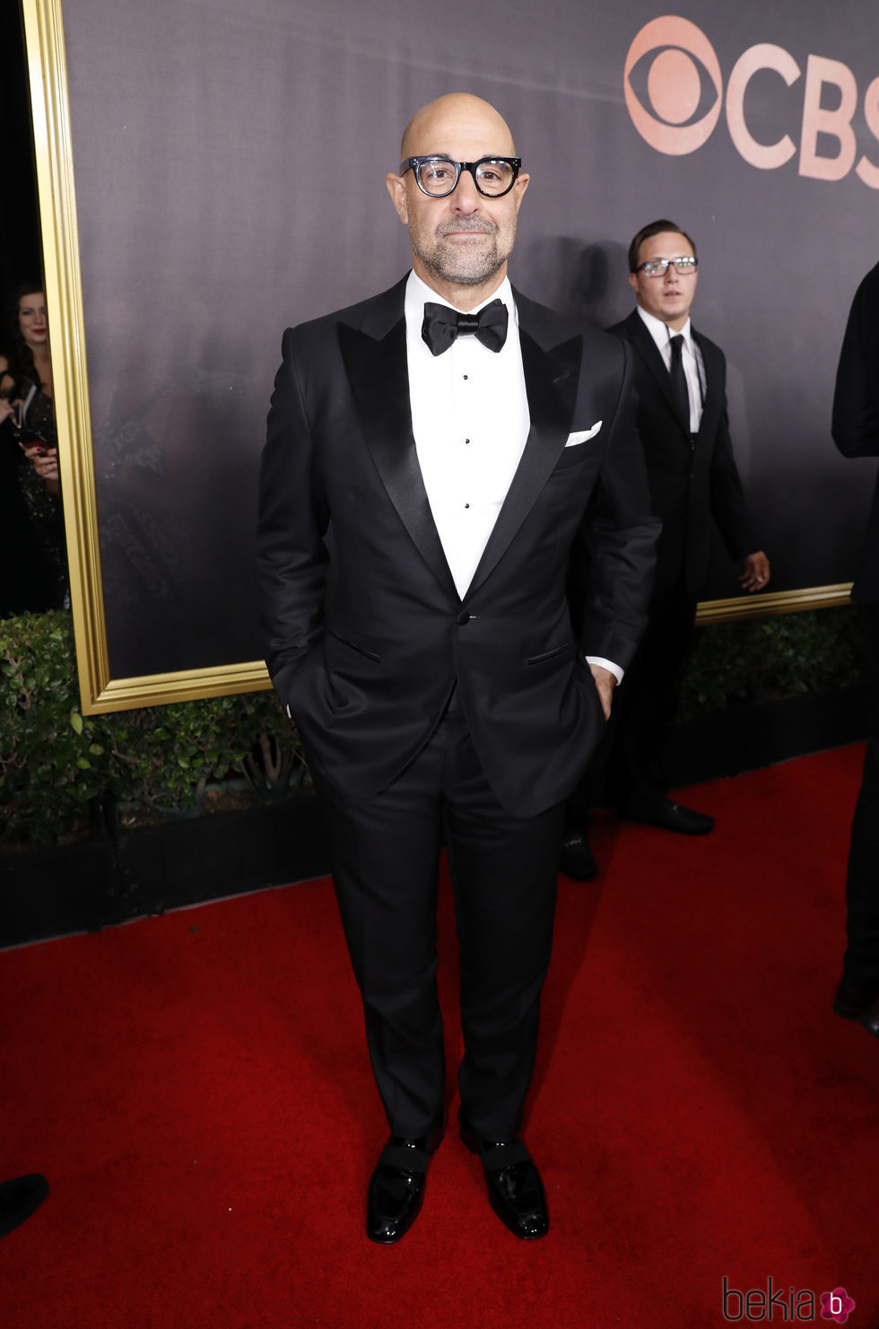Stanley Tucci en la alfombra roja de los Premios Emmy 2017