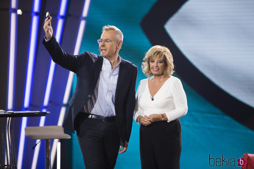 María Teresa Campos con Jordi González en 'El Debate de GH Revolution'