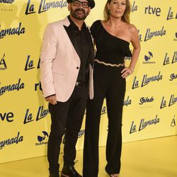 José Corbacho y su mujer en el estreno de la película 'La Llamada'