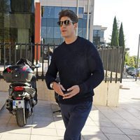Diego Matamoros a su llegada al juicio contra Tanit Grande por su hija