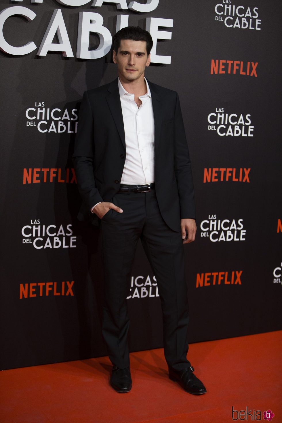 Yon González en la presentación de 'Las chica del cable'