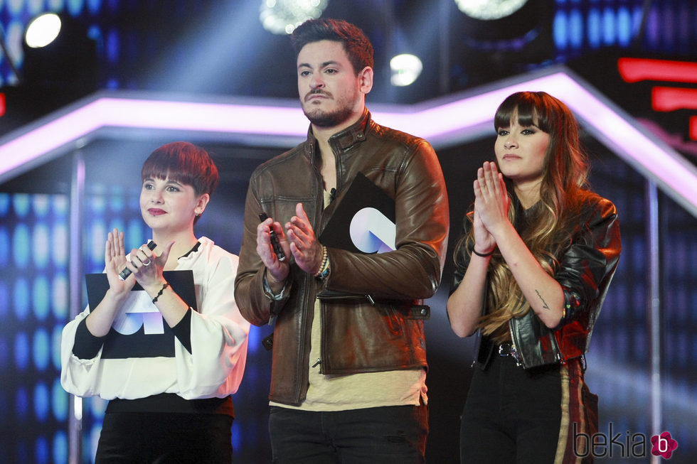 Marina, Cepeda y Aitana en la Gala 1 de OT1