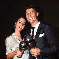 Cristiano Ronaldo y Georgina Rodríguez, muy felices tras en la gala The Best