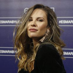 Jessica Bueno posando en un acto como imagen de la colección Esmara by Lidl en Madrid