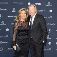 Norma Duval y Matthias Kühn en la gala de los Premios Laureus 2011