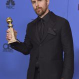 Sam Rockwell con su Globo de Oro 2018 por 'Tres anuncios en las afueras'