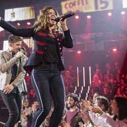 Miriam y roi en la gala 10 de 'OT 2017'