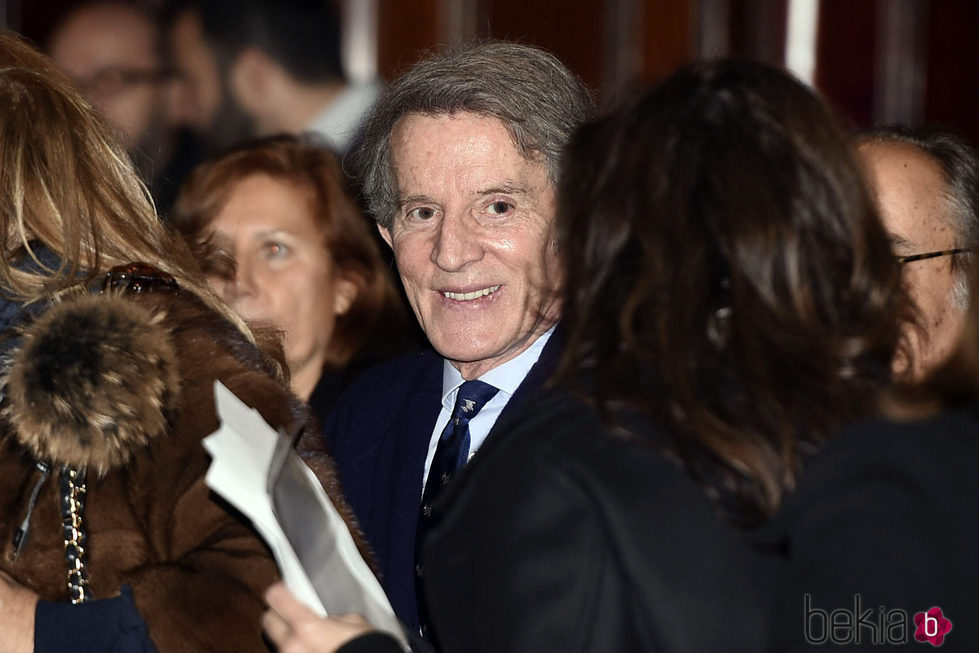 Alfonso Díez en el concierto de Carla Bruni en Madrid