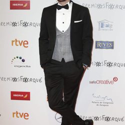 Cepeda ('OT 2017') en la alfombra roja de los Premios Forqué 2018