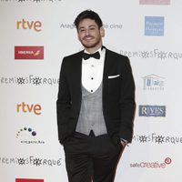 Cepeda ('OT 2017') en la alfombra roja de los Premios Forqué 2018