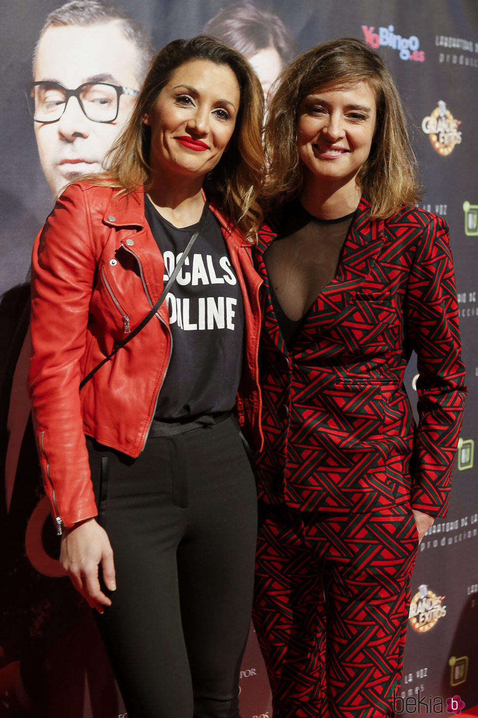 Nagore Robles y Sandra Barneda en el estreno de 'Grandes éxitos'