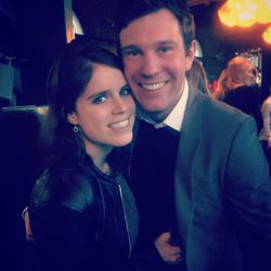 La Princesa Eugenia de York y James Brooksbank tras anunciar su compromiso