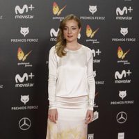 Ángela Cremonte en la alfombra roja de los Premios Feroz 2018