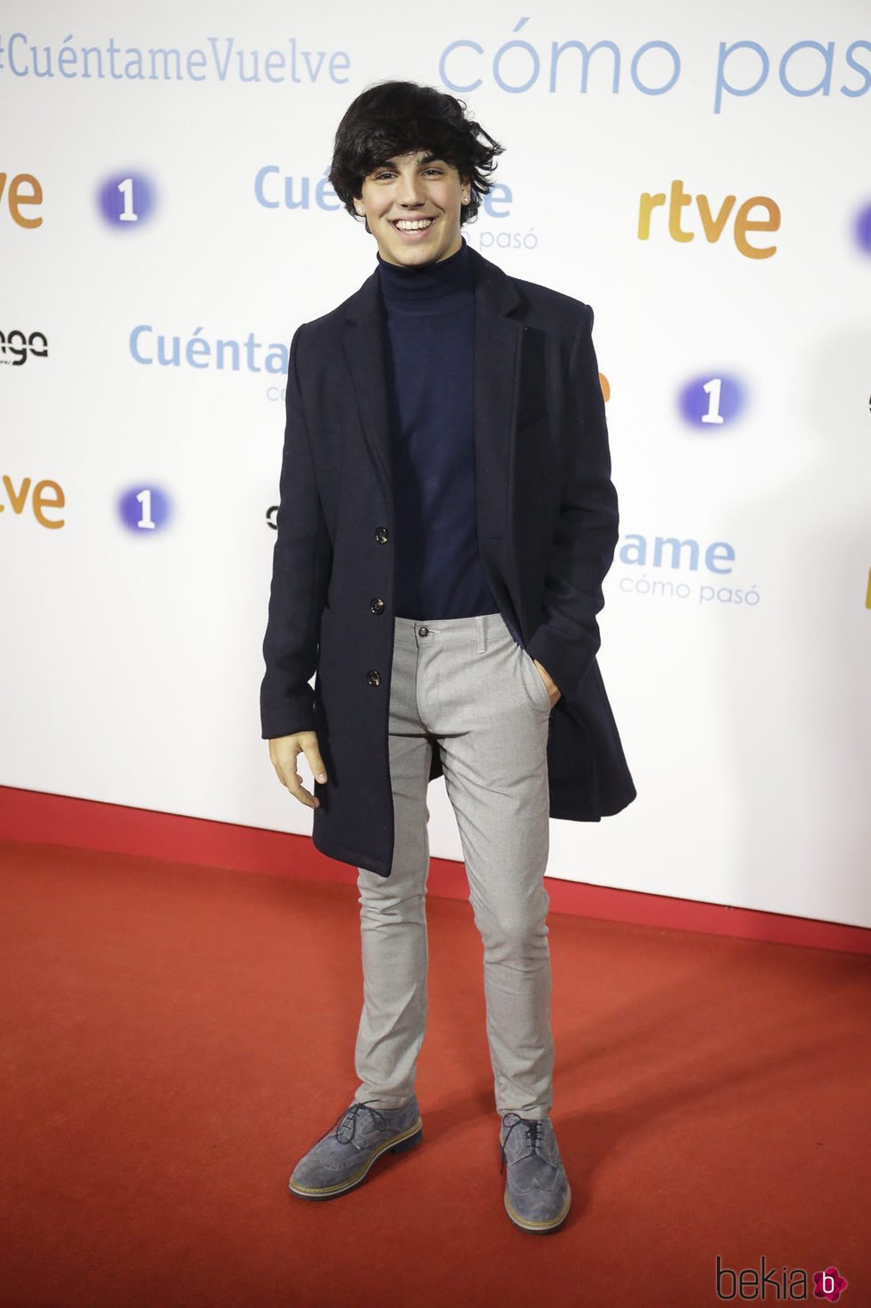 Oscar Casas en la premier de la 19 temporada de 'Cuéntame'