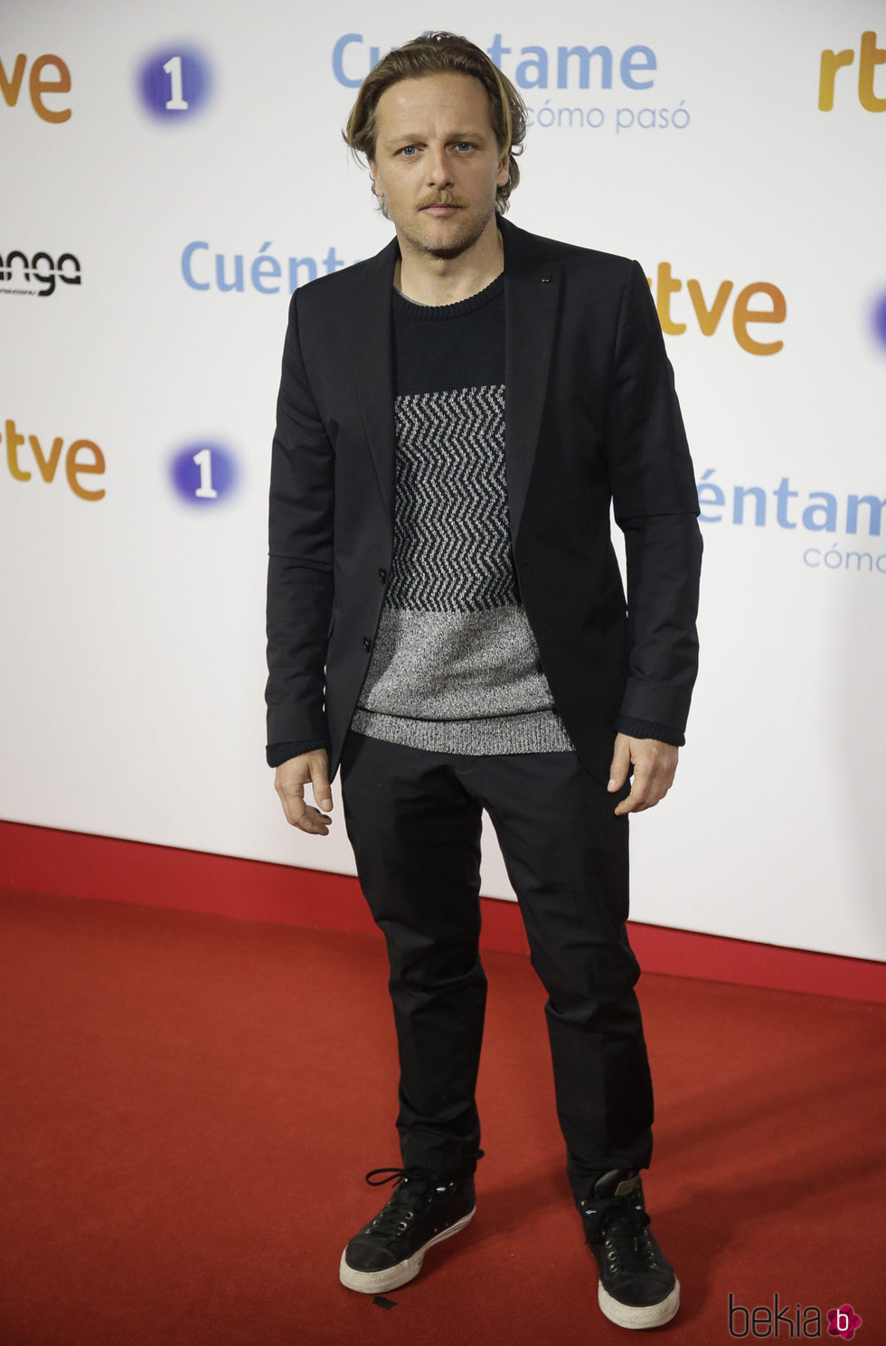 Juan Díaz en la premier de la 19 temporada de 'Cuéntame'