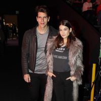 Diego Matamoros y Estela Grande en el desfile de Andrés Sardá en Madrid Fashion Week otoño/invierno 2018/2019