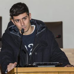 Alfred durante la recepción en el Ayuntamiento de El Prat