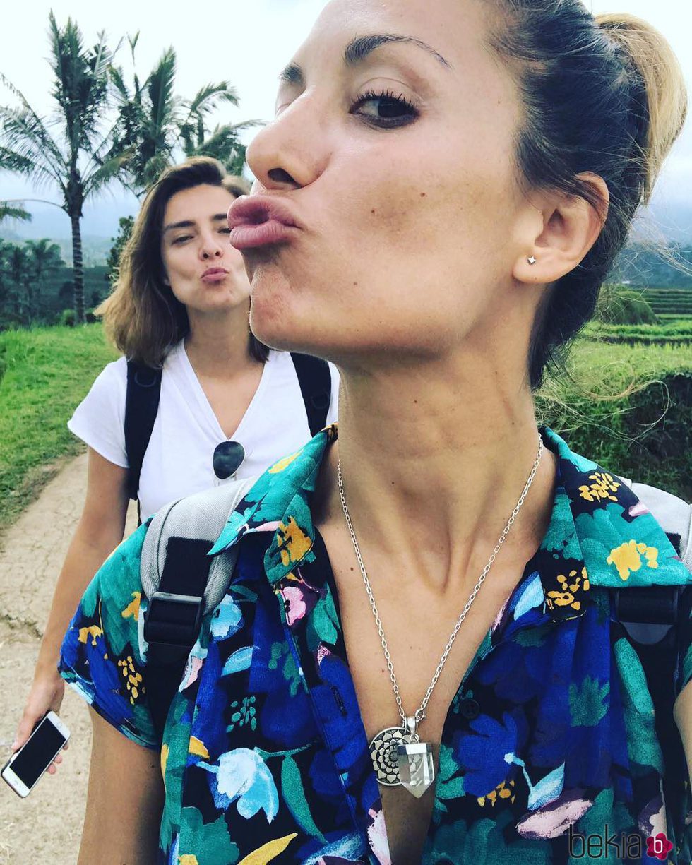 Sandra Barneda y Nagore Robles de viaje