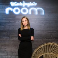 Aura Garrido en la presentación de una línea de decoración