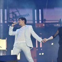 Alfred y Marina en el primer concierto de la gira de 'OT 2017' en Barcelona