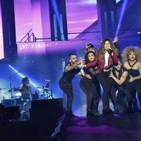 Miriam en el primer concierto de la gira de 'OT 2017' en Barcelona
