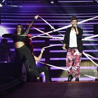 Agoney en el primer concierto de la gira de 'OT 2017' en Barcelona