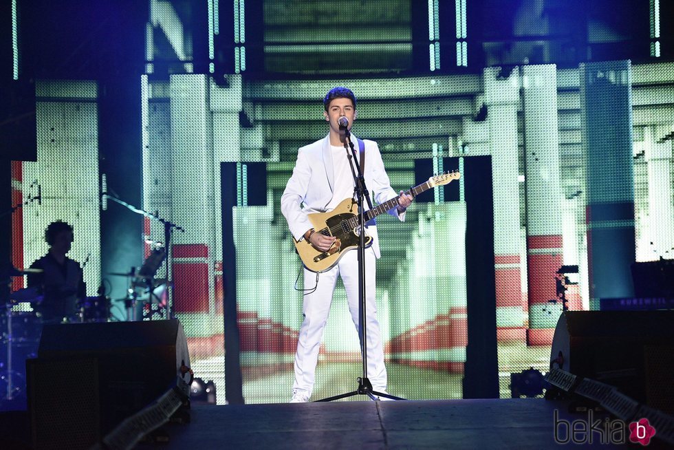 Alfred en el primer concierto de la gira de 'OT 2017' en Barcelona