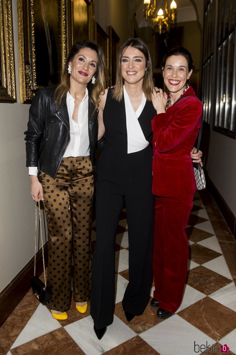 Nagore Robles, Sandra Barneda y Raquel Sánchez Silva en la presentación de 'Las hijas del agua'