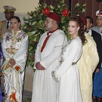 El rey Mohamed VI, junto a Lalla Salma de Marruecos en un acto oficial