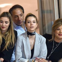 Alejandra Rubio con su padre Alejandro Rubio y su madre Terelu Campos