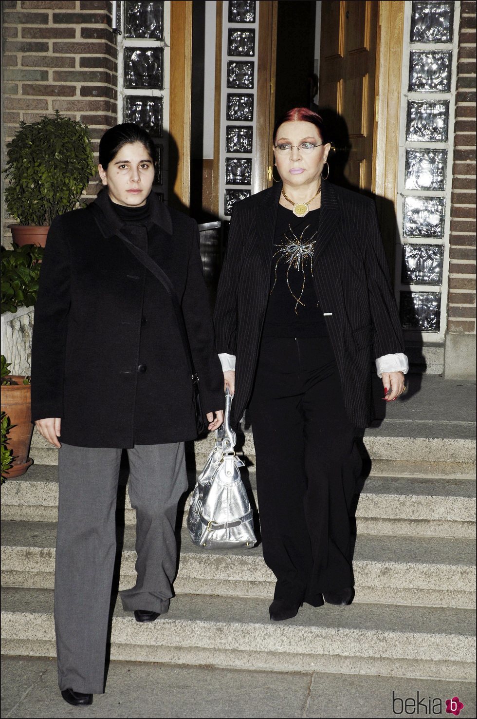 Sara Montiel con su hija Thais Tous