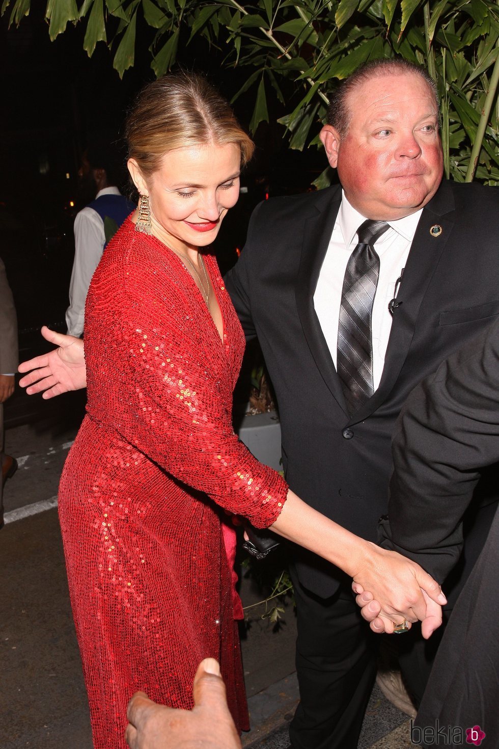 Cameron Diaz  en la fiesta preboda de Gwyneth Paltrow y su pormetido