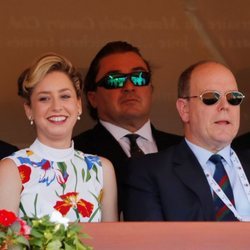 Alberto de Mónaco junto a su hija ilegítima, Jazmin Grace Grimaldi