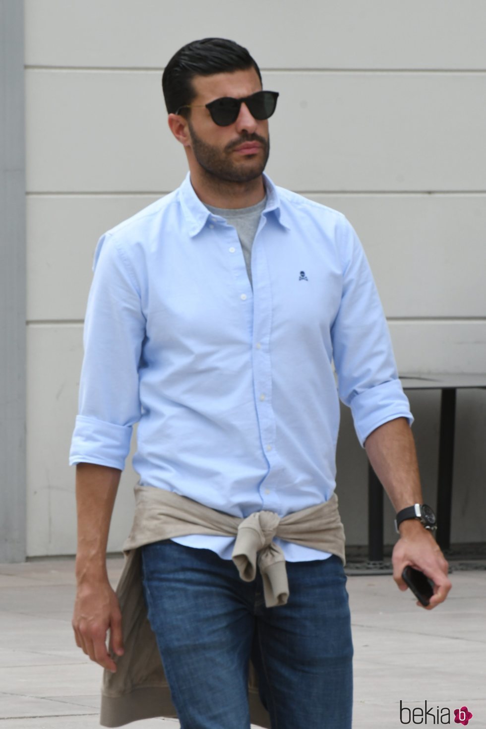 Miguel Torres dando un paseo por Málaga