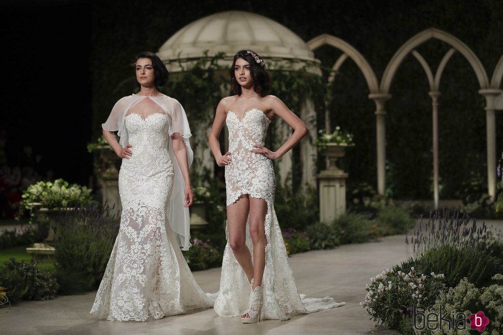 Blanca Romero y Lucía Rivera desfilan en la Barcelona Bridal Fashion Week 2018 para Pronovias