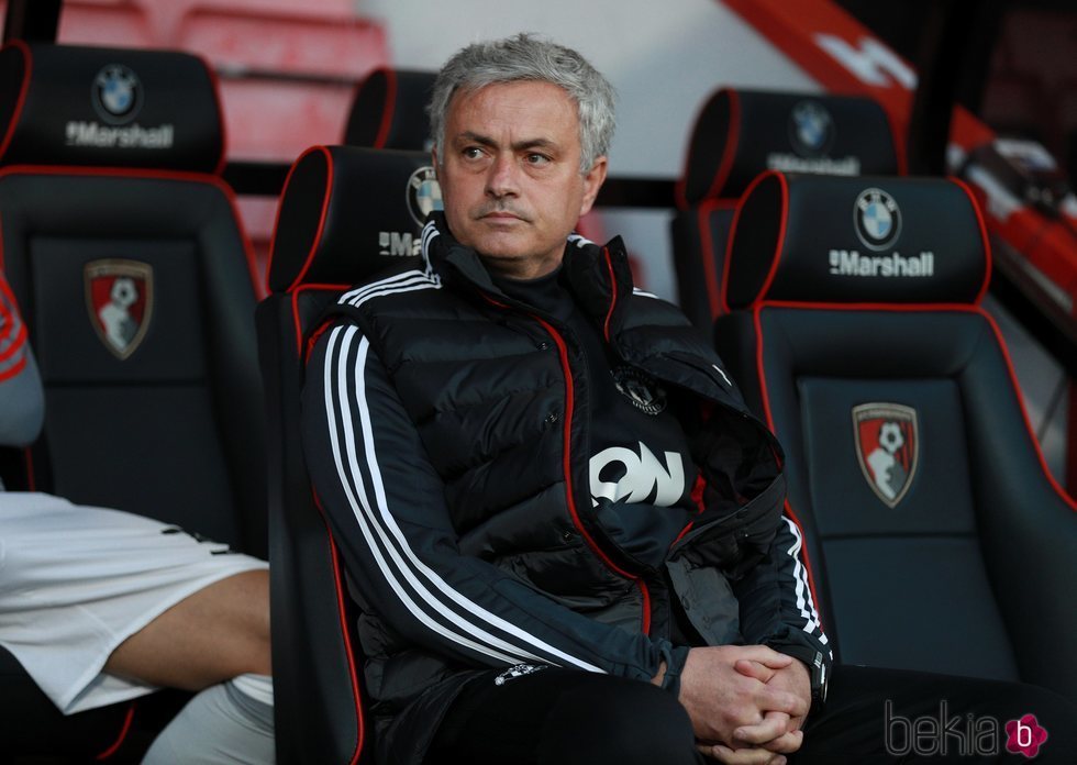 El entrenador del Manchester United José Mourinho