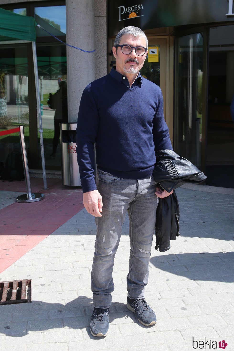 Ángel Pardo en el funeral de Antonio Mercero